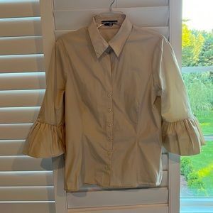 BCBG MAXAZRIA ivory top